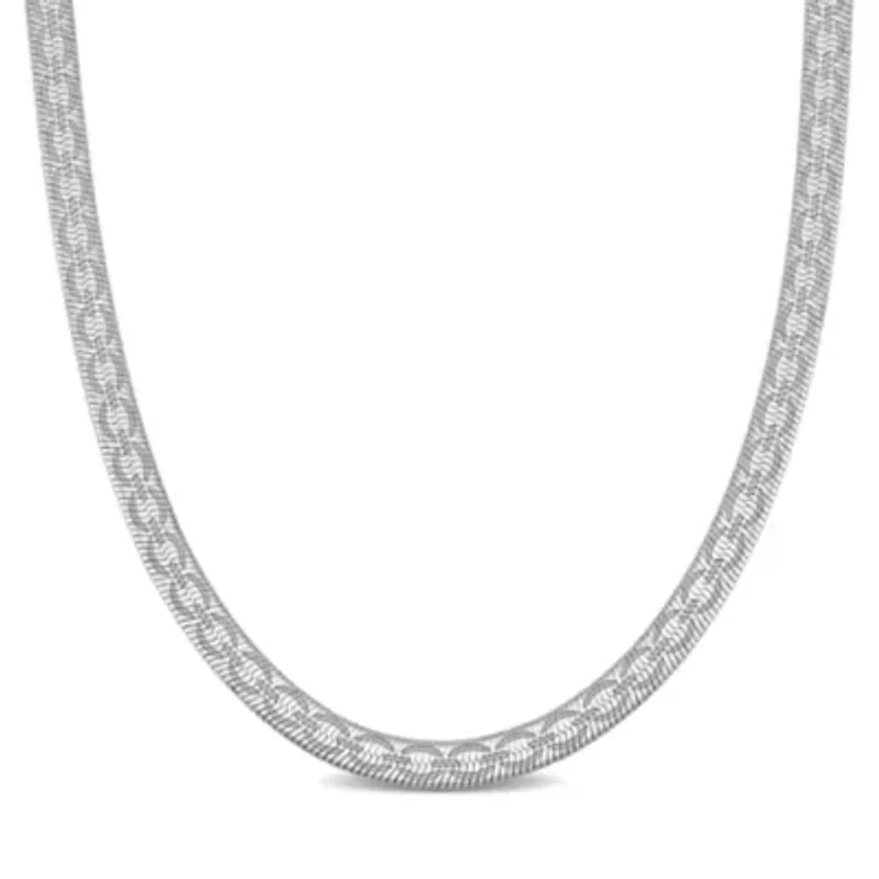 4.5MM Fancy Herringbone Necklace