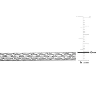 4.5MM Fancy Herringbone Necklace