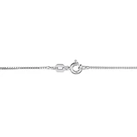 0.80MM Box Link Necklace Sterling Silver