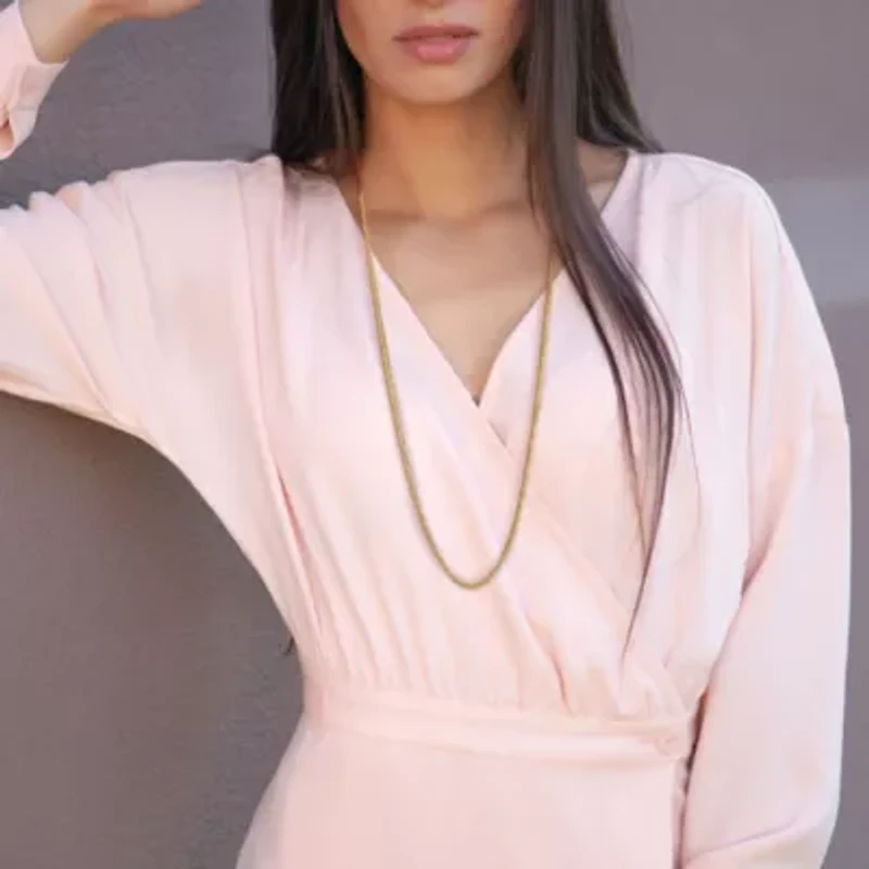 1.9MM Diamond Cut Rope Chain Necklace Yellow Plated Sterling Silver