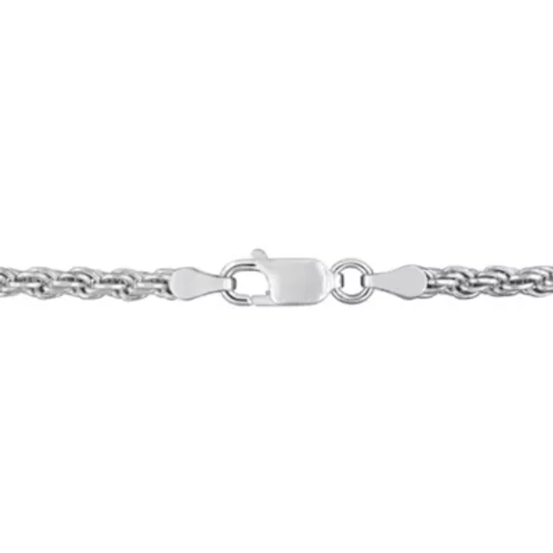 2.9MM Diamond Cut Rope Chain Bracelet