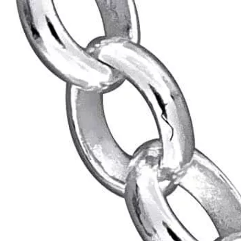 2.1MM Rolo Chain Necklace Sterling Silver