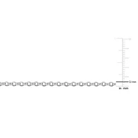 2.1MM Rolo Chain Necklace Sterling Silver