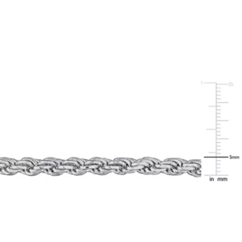 Diamond Cut Chain Bracelet Sterling Silver