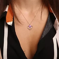 "I love You" Heart Pendant with Chain
