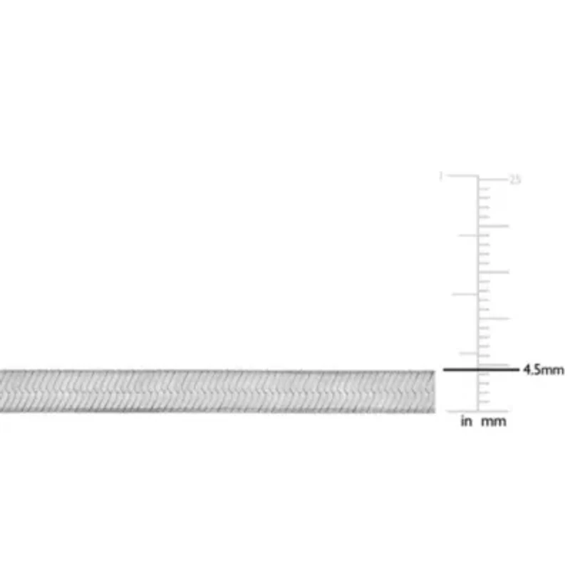 4.5mm Herringbone Chain Bracelet