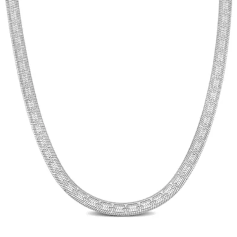 4.5mm Fancy Herringbone Necklace