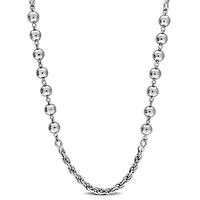 Rope & Bead Chain Necklace