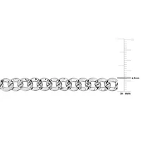 2..5mm & 6.3mm Hammered Curb Link Chain Necklace Bracelet