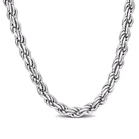 2.9mm Diamond Cut Rope Chain Necklace