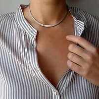 4.5mm Herringbone Necklace