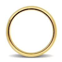 Ladies 4mm Wedding Band 14K Yellow Gold
