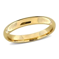 Ladies 3mm Wedding Band 14K Yellow Gold
