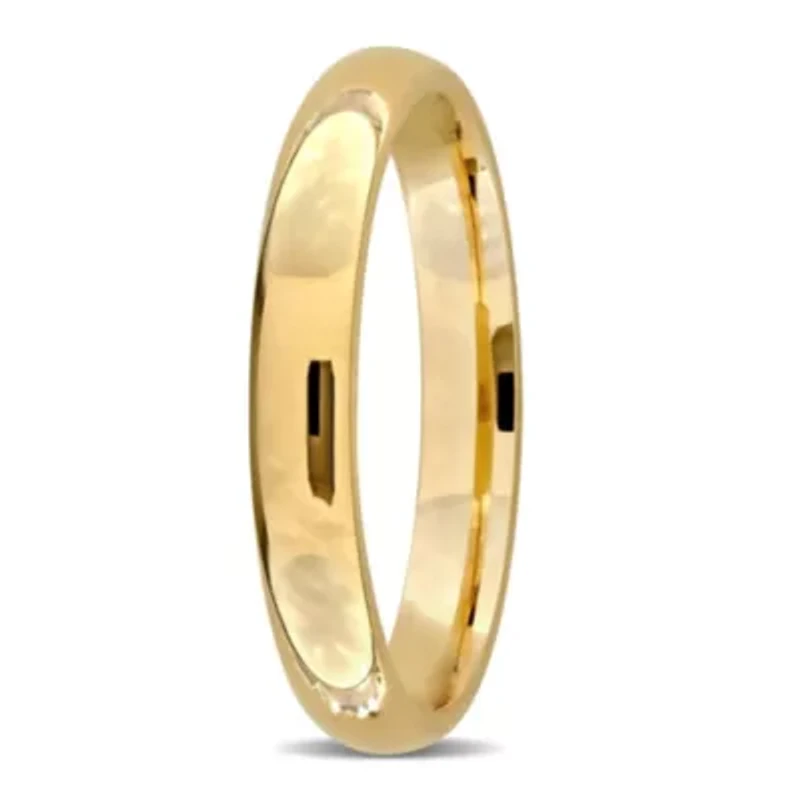 Ladies 3mm Wedding Band 14K Yellow Gold