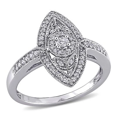 Diamond Ring Sterling Silver