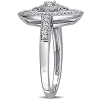 Diamond Ring Sterling Silver