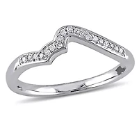 Diamond Ring Sterling Silver