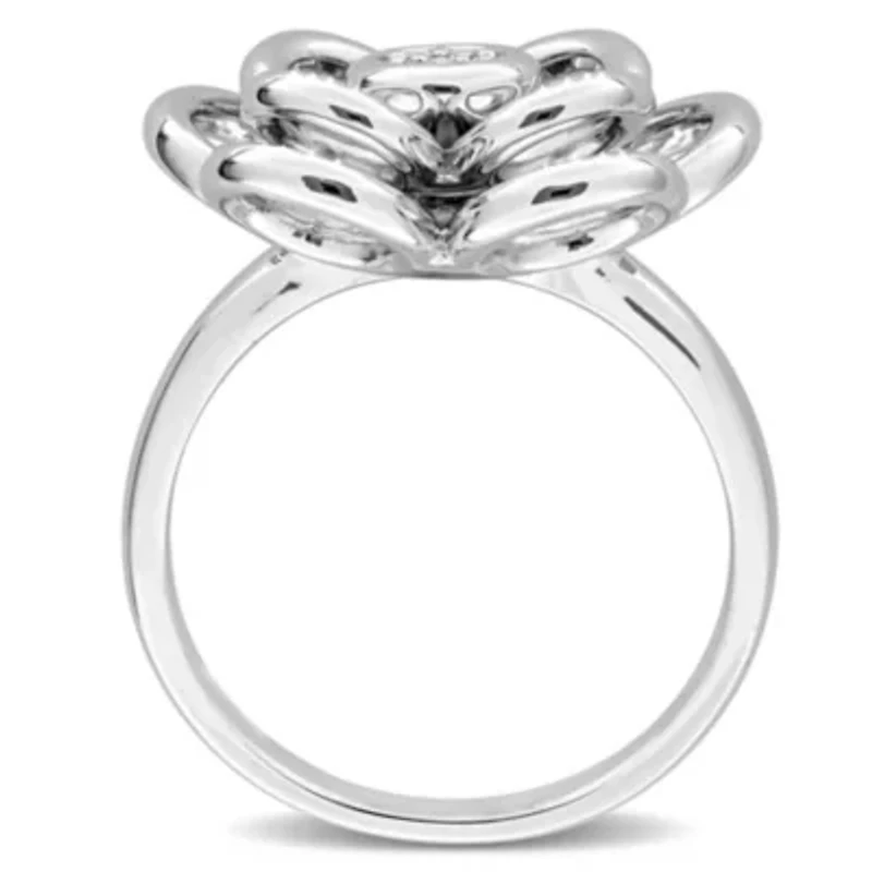 Diamond Ring Sterling Silver