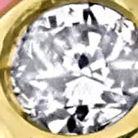 Lab Created Gemstone & Diamond Clover Ring Yellow Plated Sterling Silver