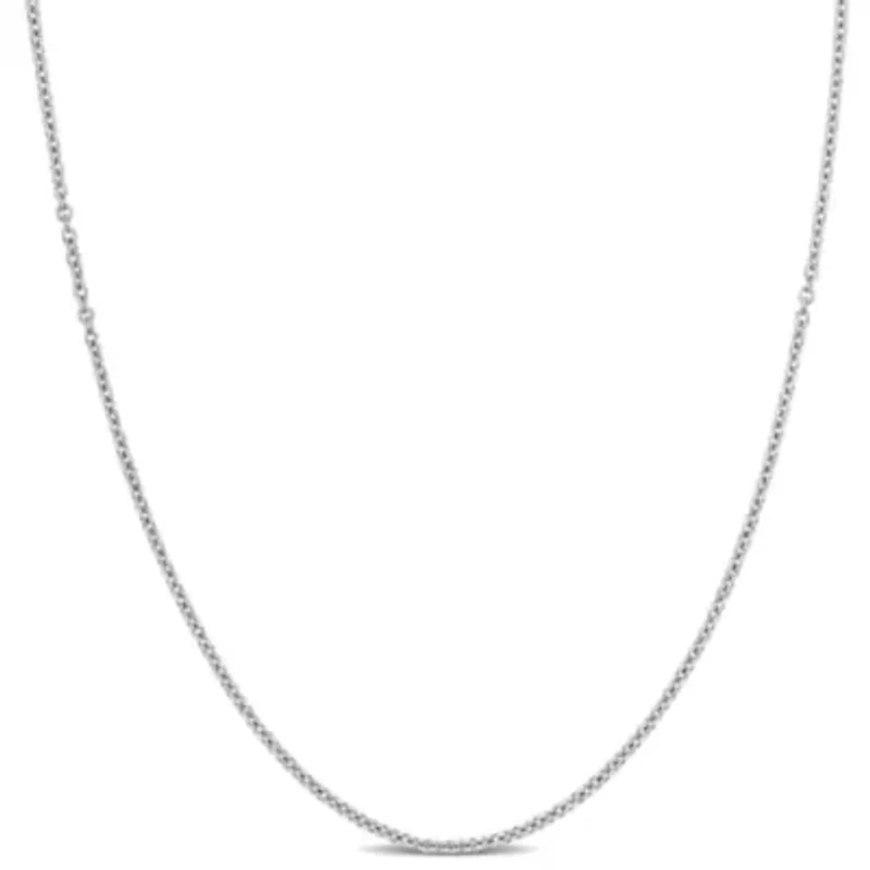 Round Cable Chain Necklace 10K Gold