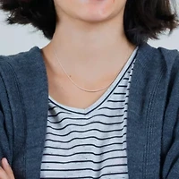 Round Cable Chain Necklace 10K Gold