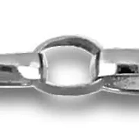 1.5mm Rolo Link Chain Bracelet 14K Gold - 9