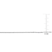 1.2mm Sparkling Singapore Chain Necklace 14K Gold