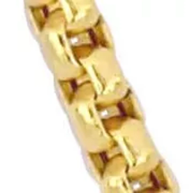 1.55mm Box Chain Necklace 10K Yellow Gold