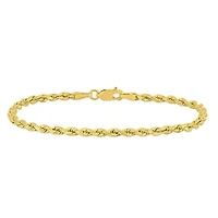 Rope Chain Bracelet 14K Yellow Gold