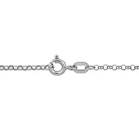 1.5mm Rolo Link Chain Necklace 14K Gold