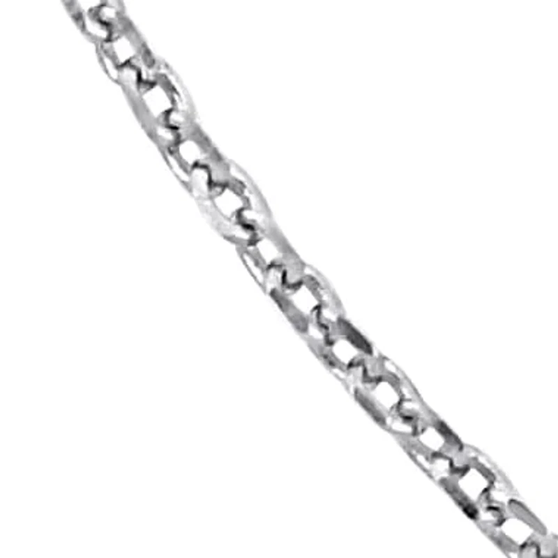 Diamond Cut Cable Chain Necklace 14K Gold