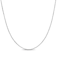 Diamond Cut Cable Chain Necklace 14K Gold