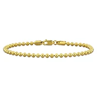 3mm Ball Bead Bracelet 14K Yellow Gold