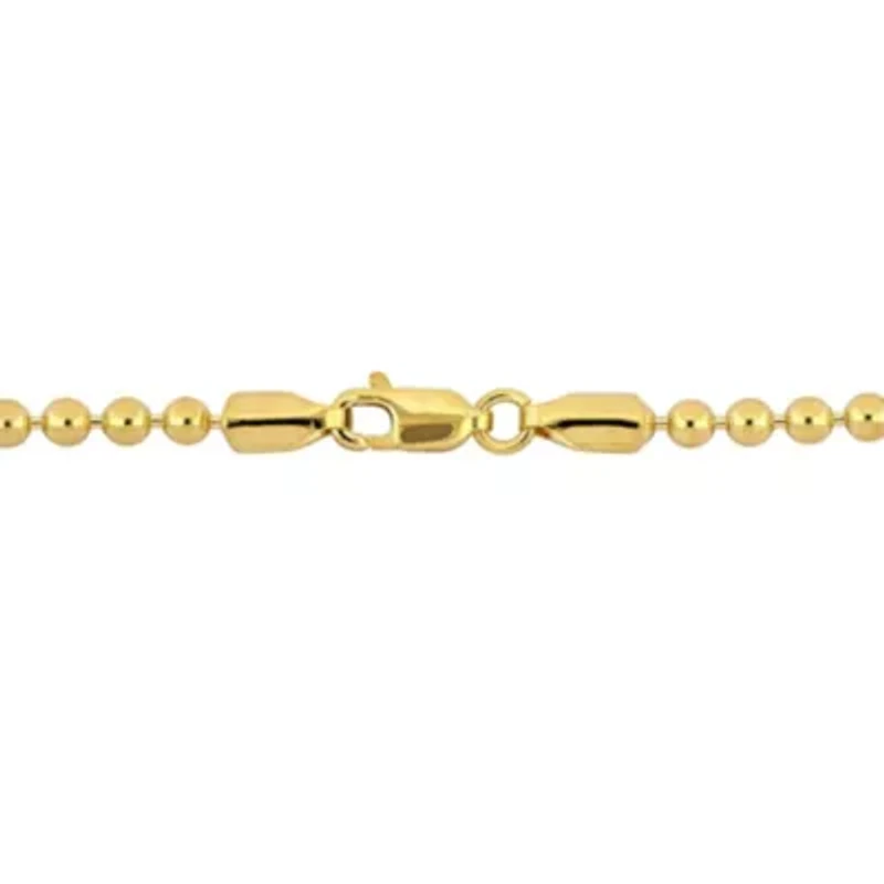 3mm Ball Bead Bracelet 14K Yellow Gold