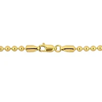 3mm Ball Bead Bracelet 14K Yellow Gold