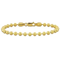 4mm Ball Bead Bracelet 14K Yellow Gold