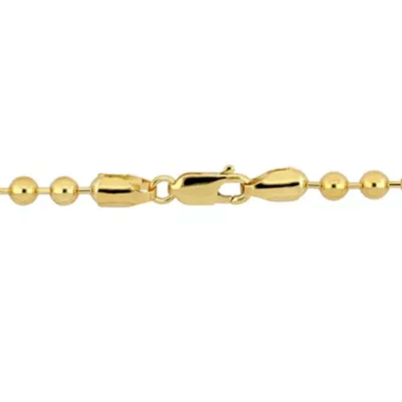4mm Ball Bead Bracelet 14K Yellow Gold