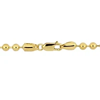 4mm Ball Bead Bracelet 14K Yellow Gold