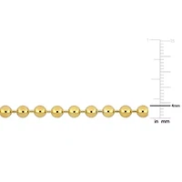 4mm Ball Bead Bracelet 14K Yellow Gold