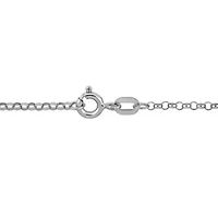 1.5mm Rolo Link Chain Bracelet 14K Gold - 6