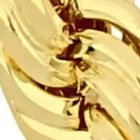 5mm Rope Chain Necklace 14K Yellow Gold