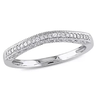 Diamond Ring 10k White Gold