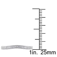 Diamond Ring 10k White Gold