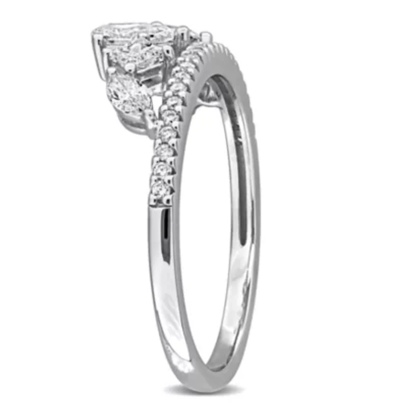 Lab Grown Diamond Ring 14k White Gold