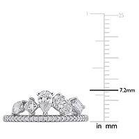 Lab Grown Diamond Ring 14k White Gold
