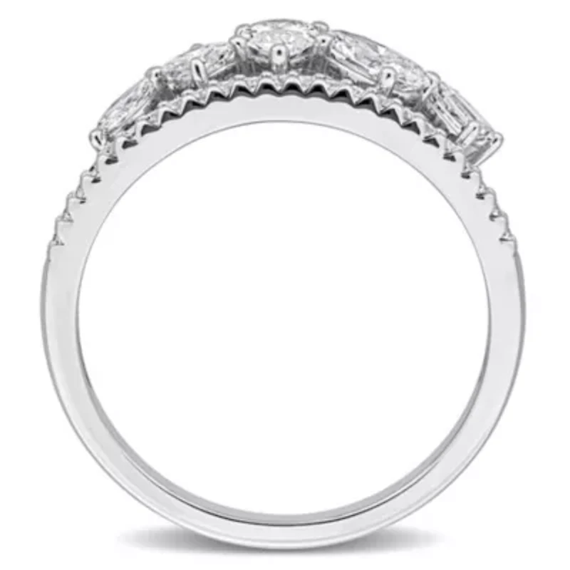 Lab Grown Diamond Ring 14k White Gold