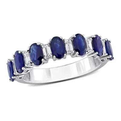 Color Gemstone Diamond Ring 14K Gold