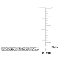 Crossover Twisted Ring 14k White Gold