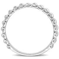 Crossover Twisted Ring 14k White Gold