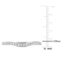 Diamond Ring 14k White Gold